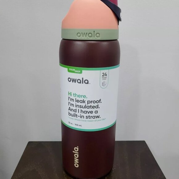Owala FreeSip Stainless Steel Bottle / 32oz / Color: Velvet Moon - SHIPS NOW! - Picture 2 of 4